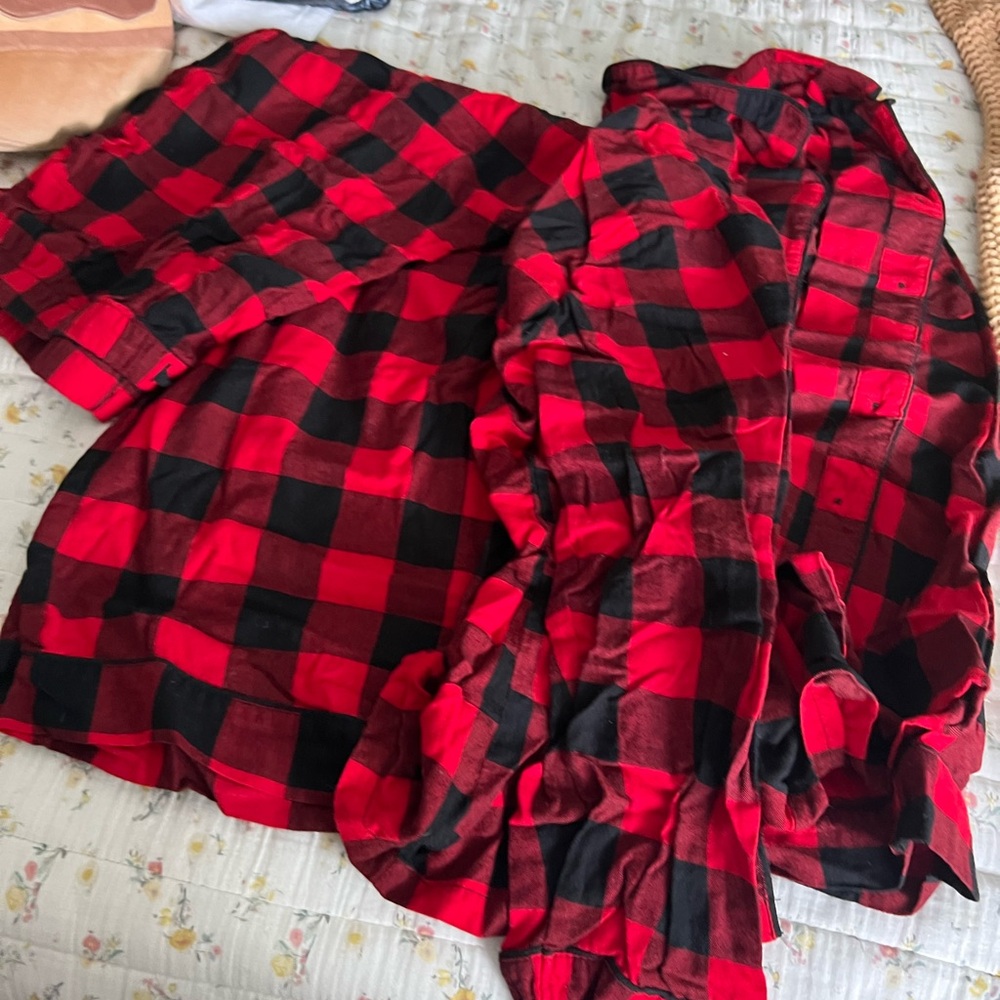 Wondershop Red and Black Plaid Pajamas